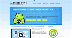 Desktop Screenshot of android-sync.com